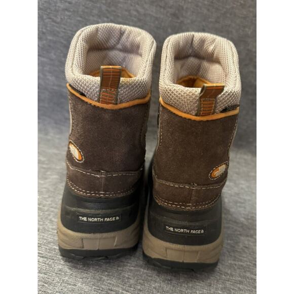 The North Face Winter Snow Boots Youth 2 Garcons Brown Insulation Round Toe - Picture 3 of 10